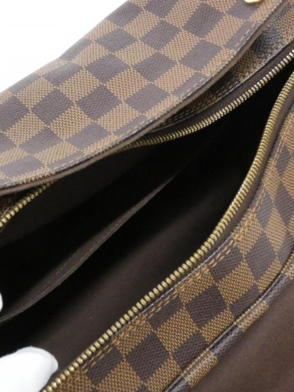 Louis Vuitton Damier Naviglio Shoulder Bag Ebene - Picture 8 of 9